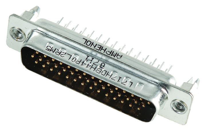 Connecteur D-Sub haute densité 44 broches Amphenol, terminaison à souder