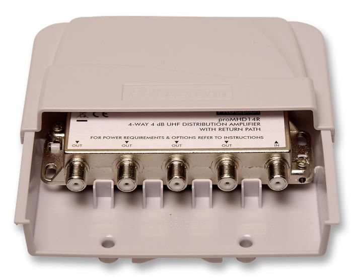 PROCEPTION Dual Mode 4-Way Aerial Amplifier with Return Path