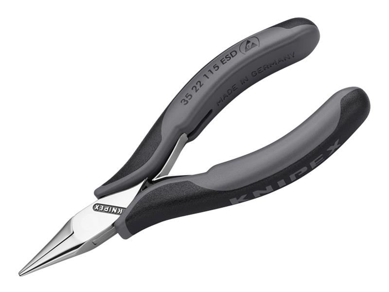 Knipex צבת חצי עגולה אלקטרוניקה ESD, 115 מ״מ