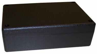 Boîtier ABS noir Multicomp avec couvercle, 178x122x55mm