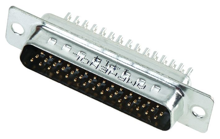 AMPHENOL 44-Pin HD D-Sub Plug, Solder Cup