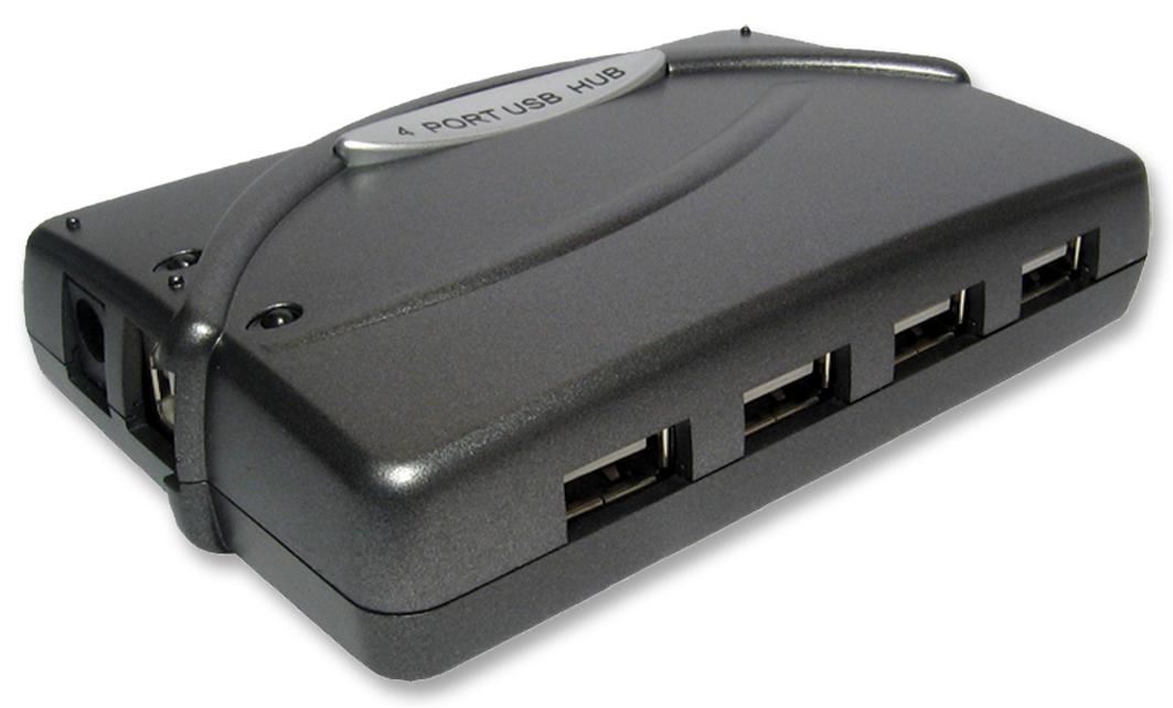 NEWLINK - 4 端口 USB 2.0 電源供電集線器