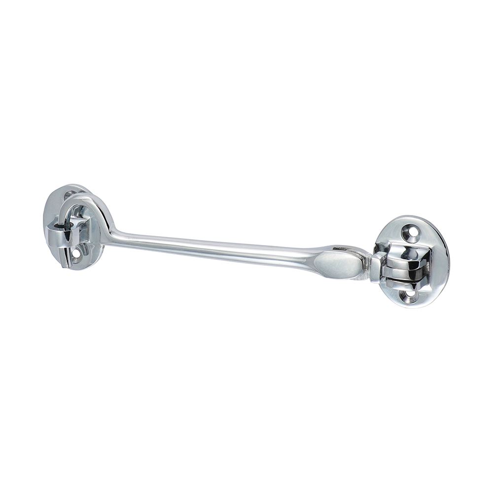 Timco Brass Cabin Hook, Polished Chrome, 150mm