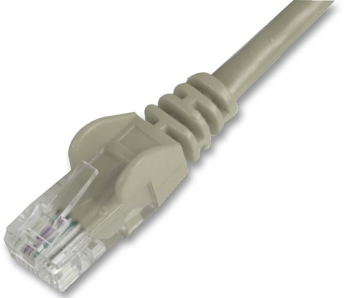 Pro Signal 3m Grey Cat5e Snagless UTP Ethernet Cable