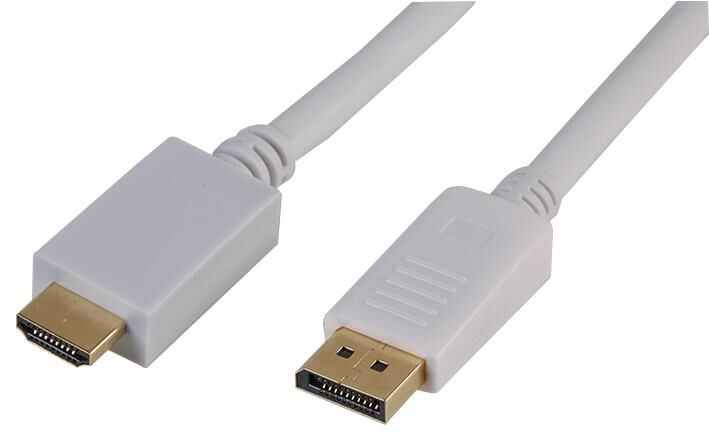 Pro Signal DisplayPort to HDMI Cable, 0.5m, White