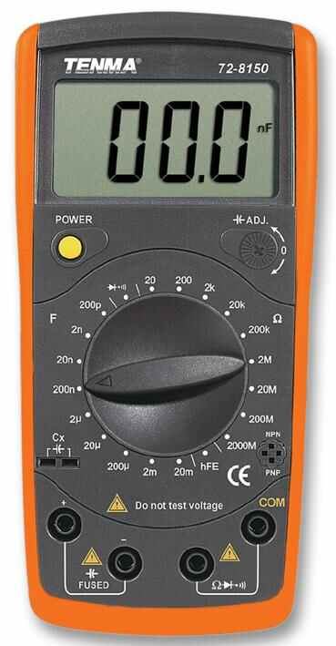 TENMA CR Meter for Capacitance and Resistance Measurement