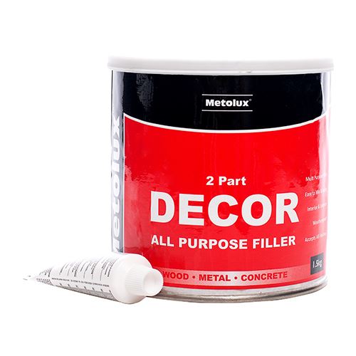 Metolux 2-Part Universal Decor Filler, Light Grey, 1.5kg