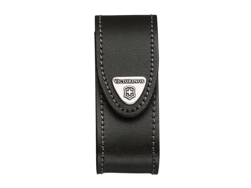 Victorinox Black Leather Belt Pouch 2-4 Layer