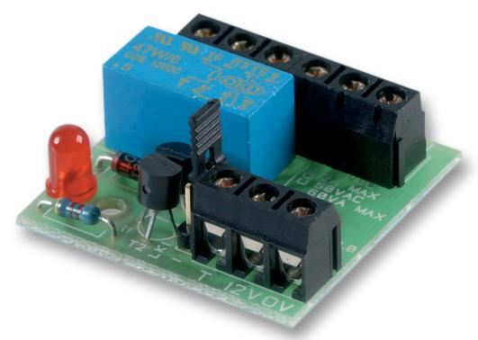 INTERFACE SOLUTIONS Relais double pole 12V avec LED