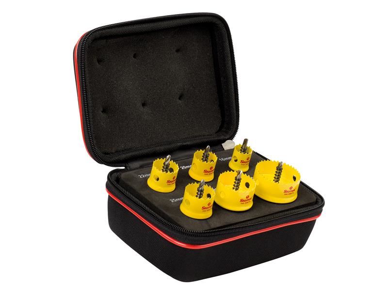 Starrett Accuboormachine Gladde Bi-Metaal Gatenzaagset, 6-delig