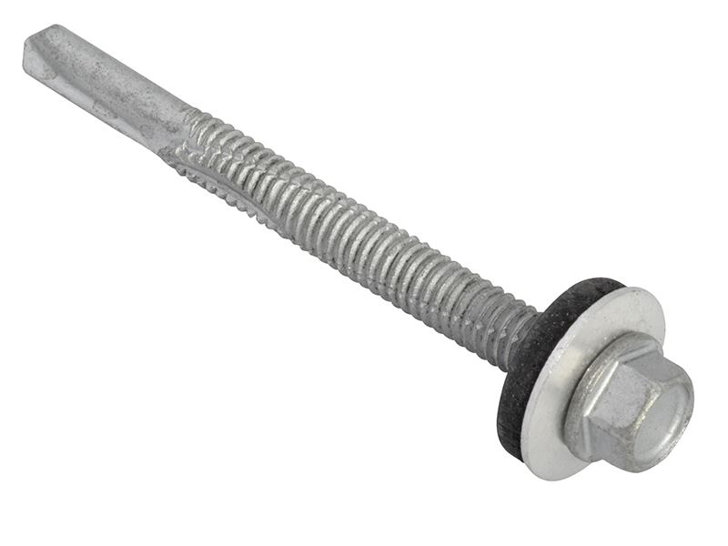 ForgeFix TechFast Viti per Tetto a Testa Esagonale 5.5x60mm, Confezione da 50