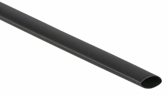 RARAION 10mm Black Heat Shrink Sleeve, 2:1 Ratio, 10m