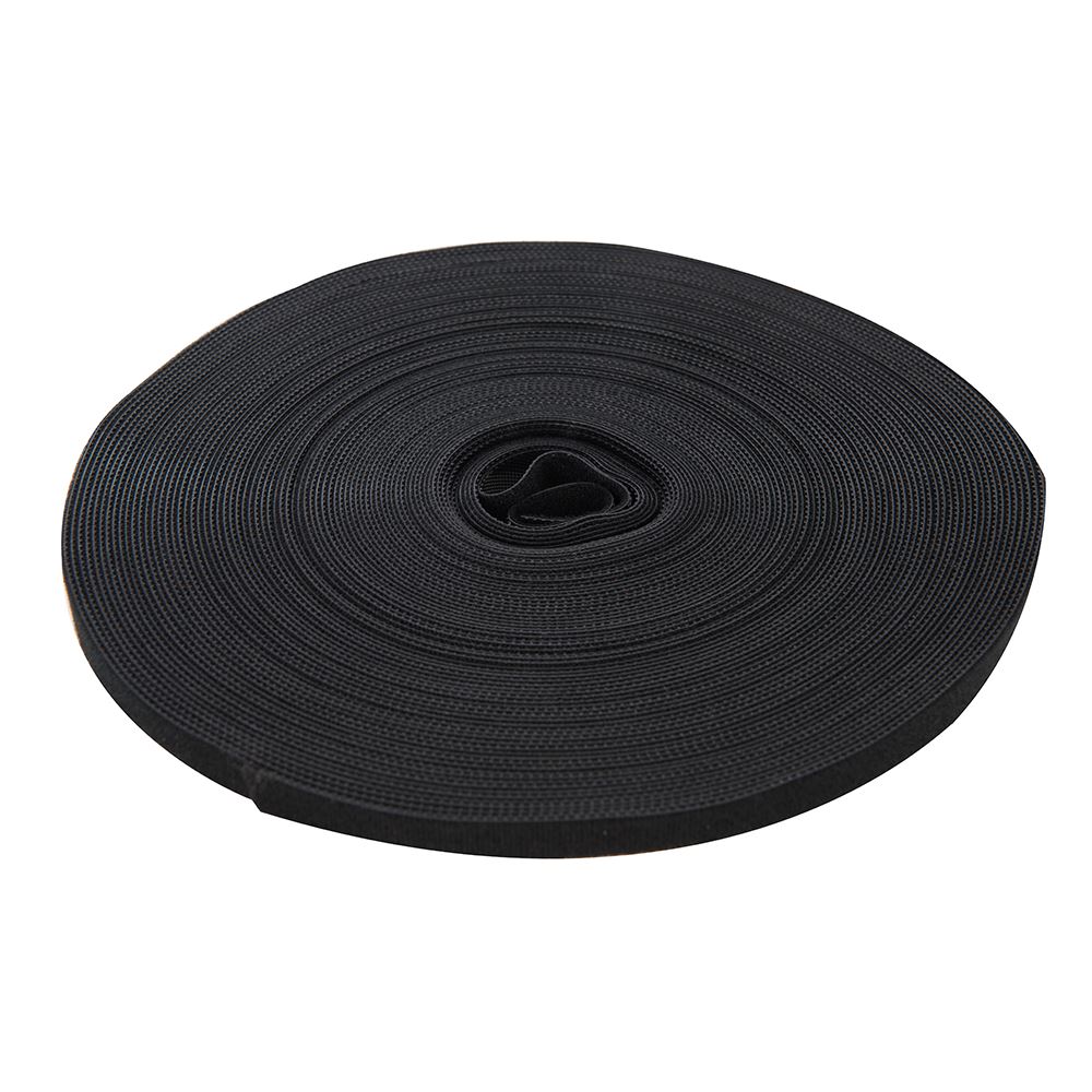 Fixman Self-Wrap Hook & Loop Tape, Black, 10mm x 25m