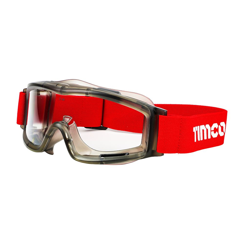 Timco Gafas de Seguridad Premium Transparentes, Talla Única