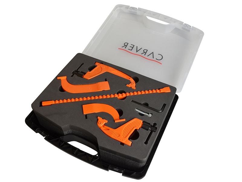 Carver Multiclamp 3-in-1 Clamp Set with Carry Case, 15-300mm