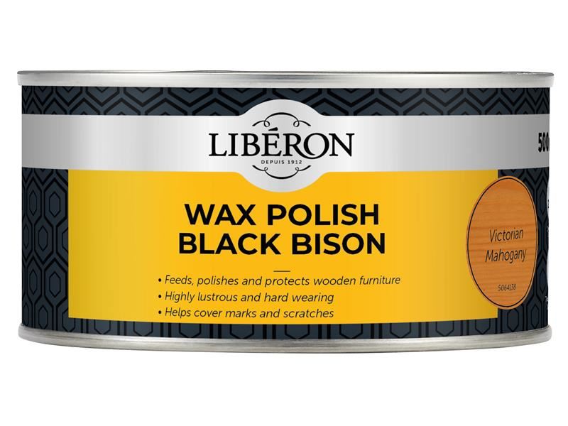 Liberon שעוות עץ Black Bison - גוון מהגוני ויקטוריאני 500 מ”ל