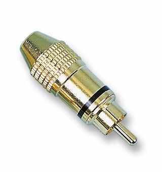 Pro Signal - Χρυσό & Μαύρο RCA Plug