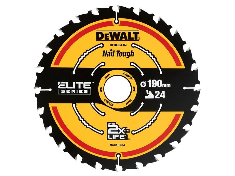 Dewalt ELITE Framing Cirkelzaagblad 190x30mm, 24T