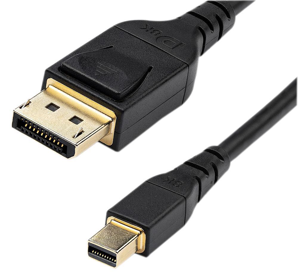STARTECH Mini DisplayPort to DisplayPort 1.4 Cable, 8K, 1m