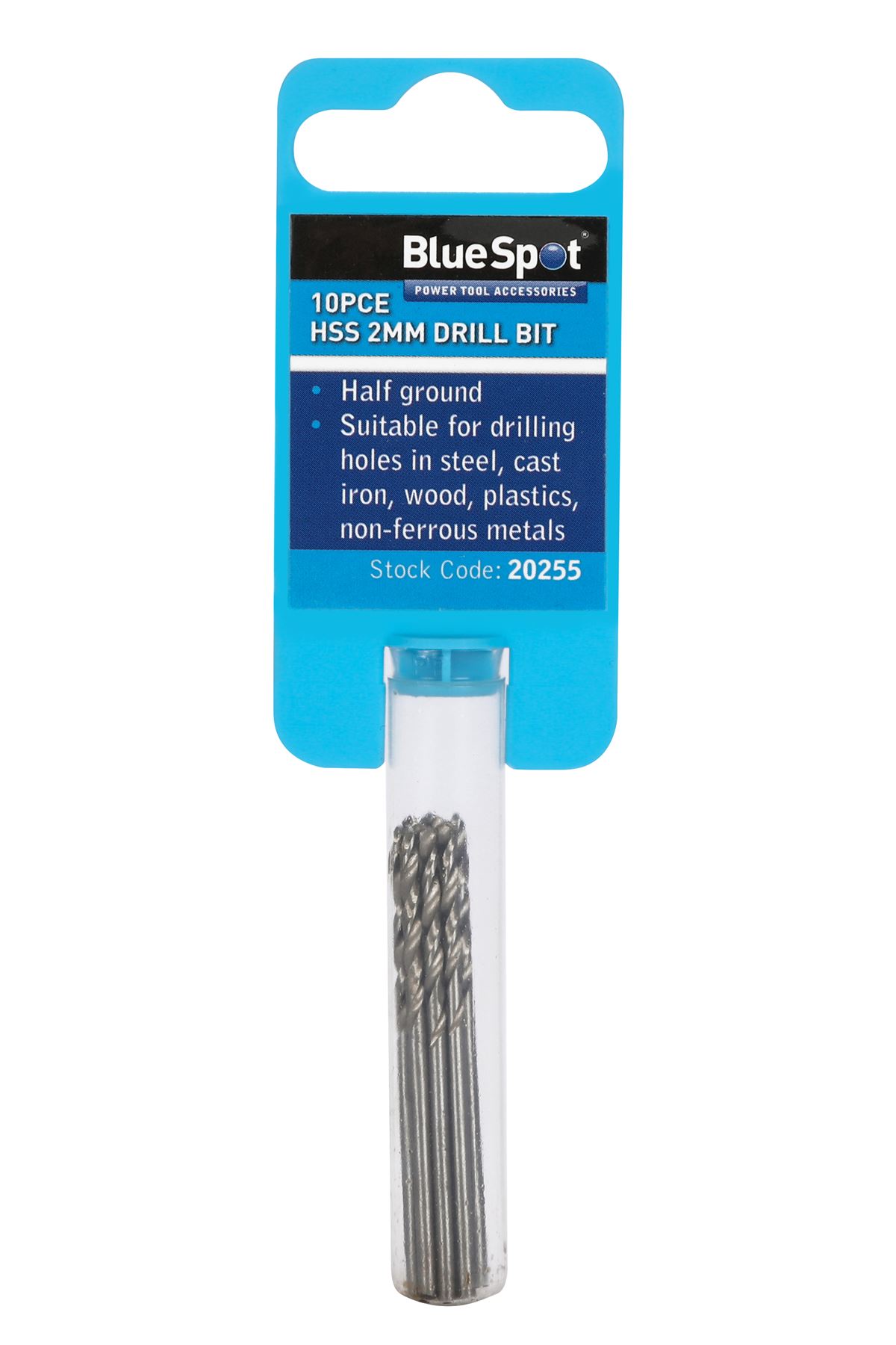 Blue Spot Tools - Set Gerudi HSS 2mm 10 Keping