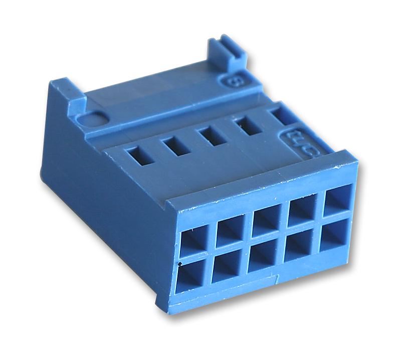 TE Connectivity AMPMODU HE13/14 Hulzen voor krimpen, 10-weg, 2.54mm steek