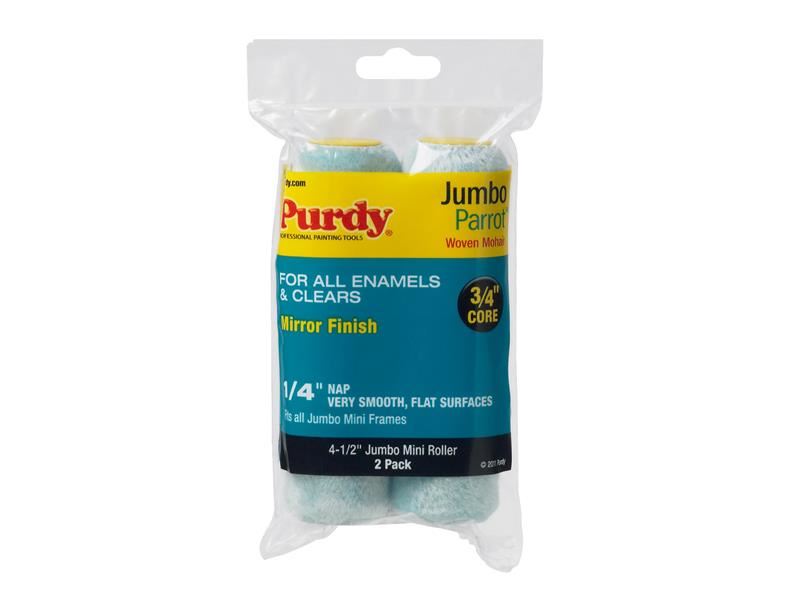 Purdy Parrot Jumbo Mini Roller Sleeve, 114 x 19mm (Pack of 2)