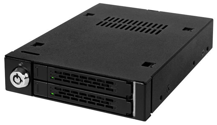 ICY DOCK ToughArmor 2-Bahías para HDD/SSD SATA/SAS de 2.5 Pulgadas