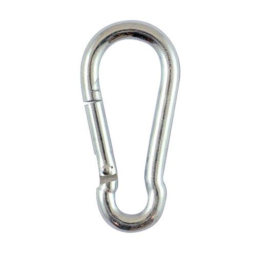 Timco Zinc Carbine Hooks, 8mm, 10-Pack