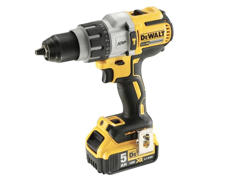 DeWALT DCD996P2 XR מברגה דו-כיוונית מברשת 18V עם 2 סוללות 5.0Ah