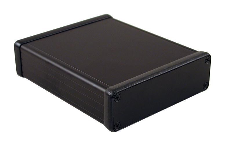 HAMMOND Μαύρο Θήκη PCB Εξωθημένου Αλουμινίου, 160x78x27mm
