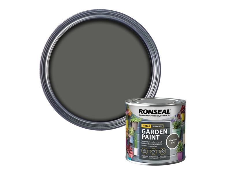 Ronseal Zahradní barva v odstínu uhlově šedá, 250ml