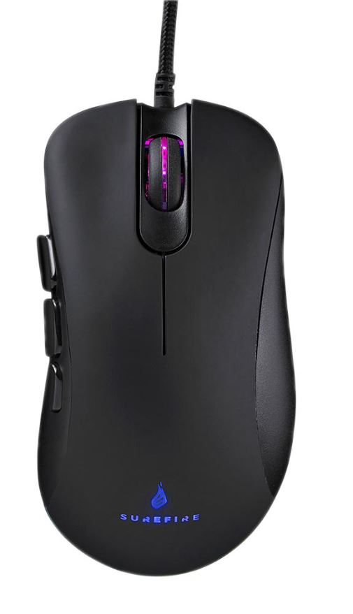 SUREFIRE Condor Claw 8-Tasten RGB Gaming Maus, Schwarz