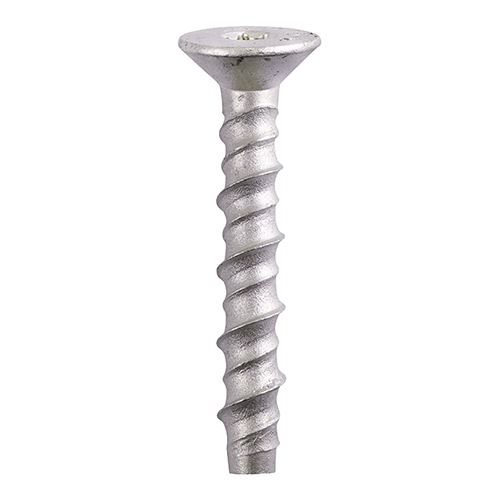 Timco Multi-Fix Masonry Bolts, Countersunk, Silver, 10.0 x 60mm (50 Pack)