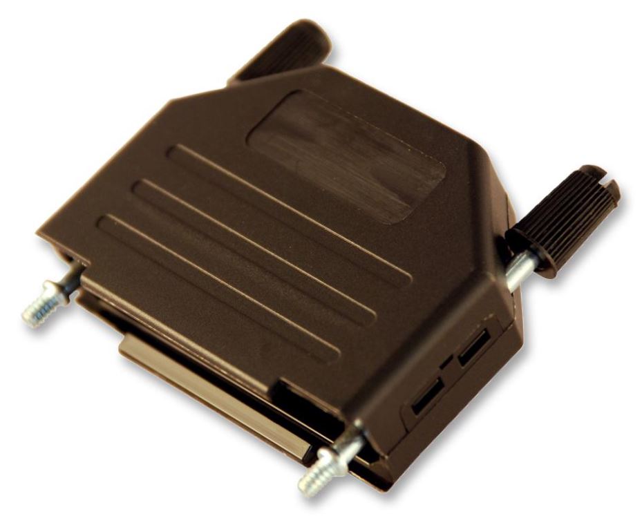 Multicomp 25-Way DB Backshell, Black Nylon