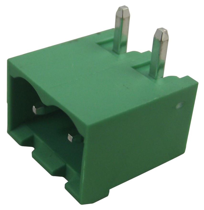 IMO PRECISION CONTROLS 2-drážkový PCB konektor, horizontální, rozteč 5,08mm
