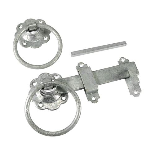 Timco Ring Gate Latch, Hot Dipped Galvanised, Size 6