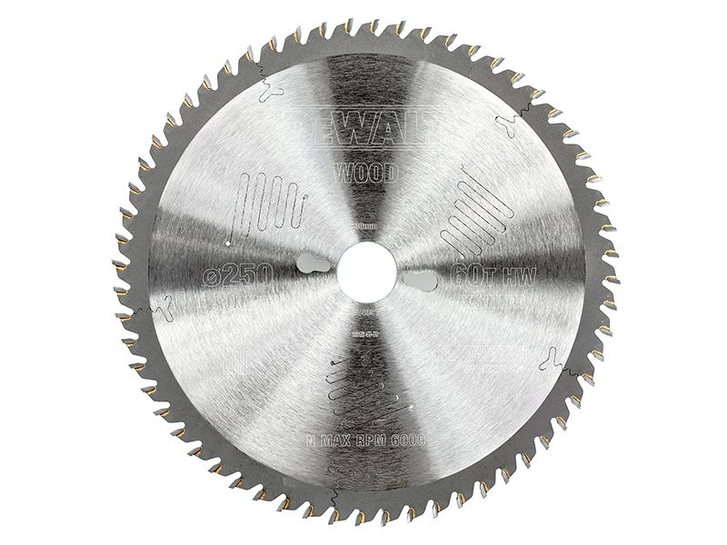 Dewalt - Bilah Gergaji Bulat Siri 60 250 x 30mm x 60T