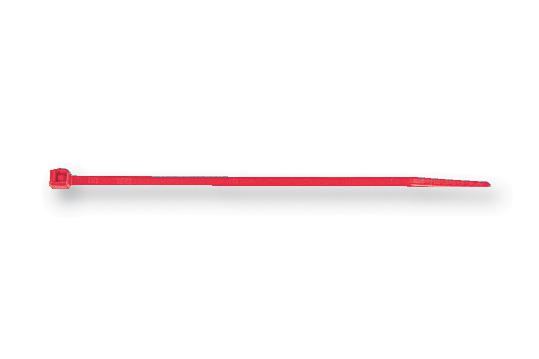 HELLERMANNTYTON T-Series Nylon Cable Ties, Red, 3.5mm x 150mm (100 Pack)
