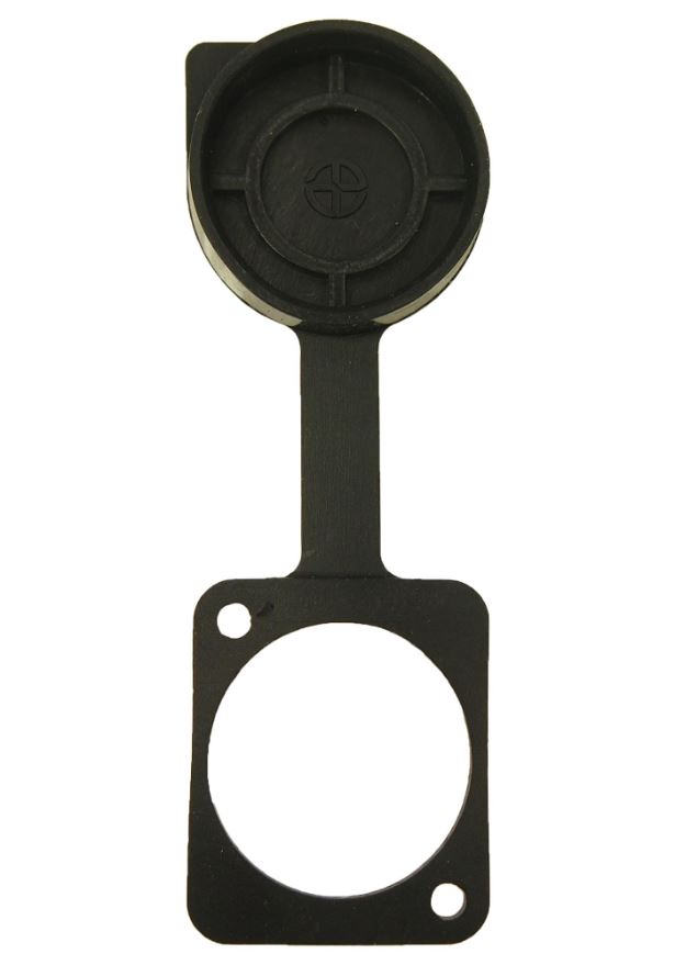 CLIFF ELECTRONIC COMPONENTS - XLR Durchgangsstecker Staubschutzkappe, Schwarz