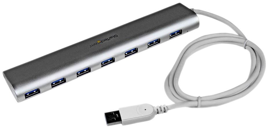 StarTech 7-poorts USB 3.0 Hub met Netadapter
