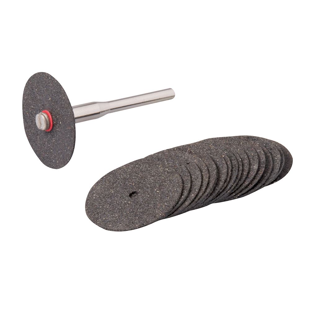 Silverline 18-Piece Rotary Tool Metal Cutting Disc Set, 24mm