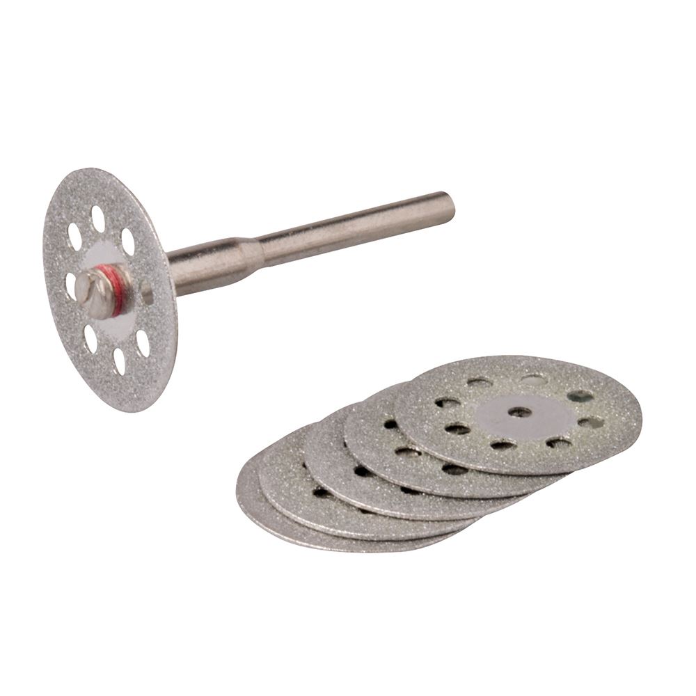 Silverline Rotary Tool Diamond Cutting Disc Set - 22mm, 6-Piece