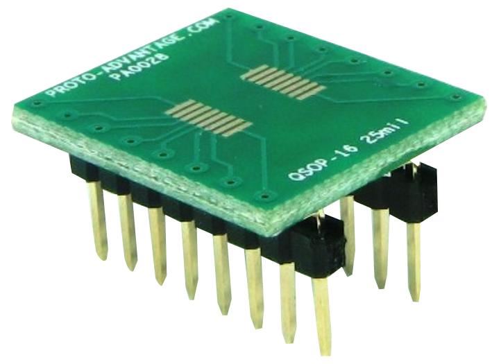 PROTO ADVANTAGE - QSOP-16 至 DIP-16 SMT 轉接板