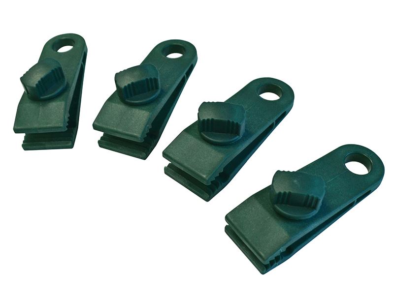 Faithfull Graffette per Teli, Set di 4, Carico 100kg