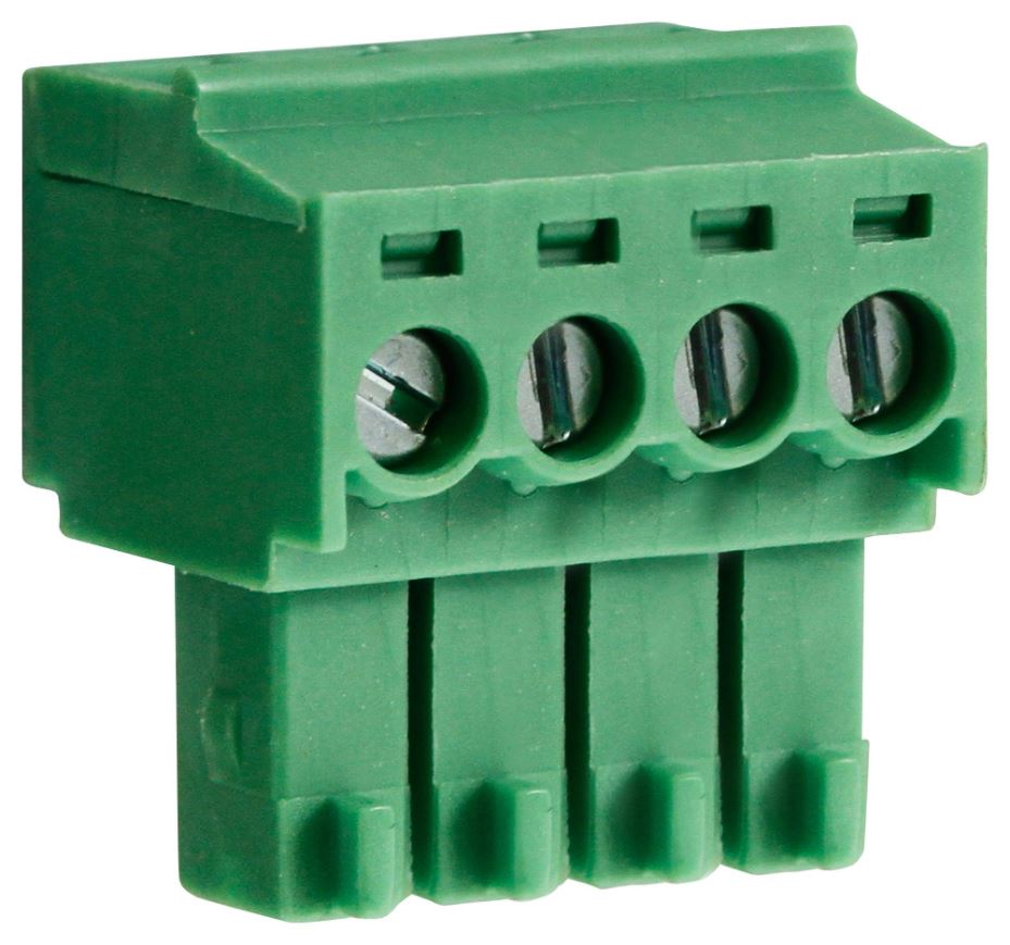 CAMDENBOSS - Terminal Blok Klamp Boleh Cabut 3.5mm, 4-Kutub, 8A