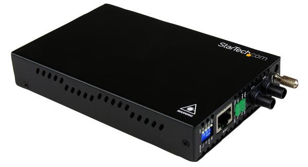 STARTECH Conversor de Fibra Multimodo ST 10/100 Mbps, 2 km
