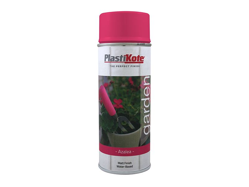 PlastiKote Garten-Sprühfarbe Azalea 400ml - wasserbasiert & schnell trocknend