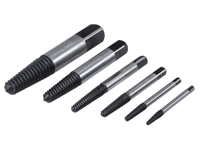 BlueSpot 6-Piece Screw Extractor Set, Carbon Steel