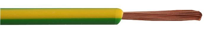 PRO ELEC H05Z-K Fixed Wiring Cable, Green/Yellow, 0.50mm², 100m