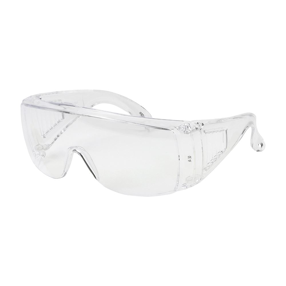 Timco - Lunettes de sécurité surlunettes transparentes, Taille unique